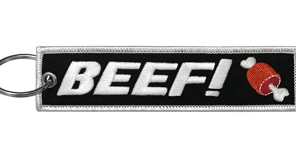 Spicy110 - Beef! Motorcycle Keychain^Moto Loot Sale