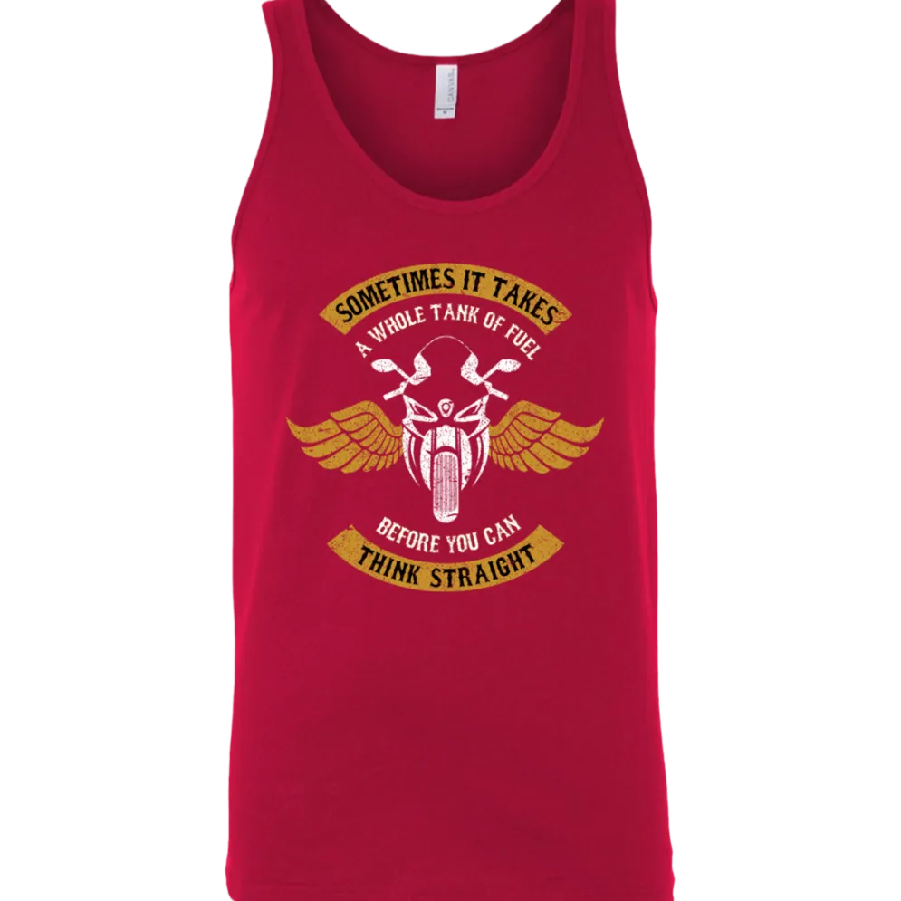 Think Straight Tank Top^CustomCat Sale
