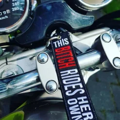This Bitch Rides Her Own - Motorcycle Keychain^Moto Loot New