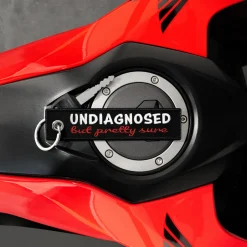 Undiagnosed But Pretty Sure - Motorcycle Keychain^Moto Loot Hot