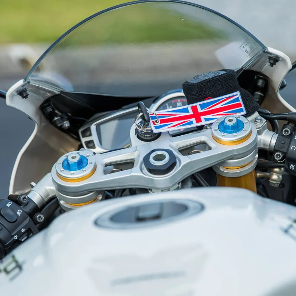 United Kingdom Flag - Motorcycle Keychain^Moto Loot