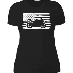 US SPORTBIKE RIDER LADIES T-SHIRT^CustomCat