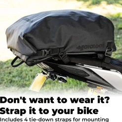 Waterproof Motorcycle Backpack - Blackout^Moto Loot Online