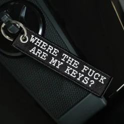 Where The F Are My Keys - Motorcycle Keychain^Moto Loot Hot